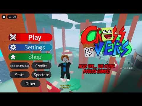 Doing the tutorial on Crossovers ! ( Roblox gameplay !! )