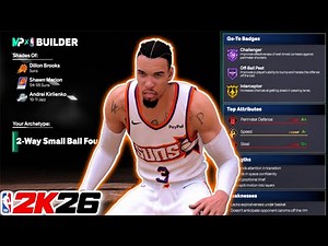 Best DILLION BROOKS Build in NBA 2K26