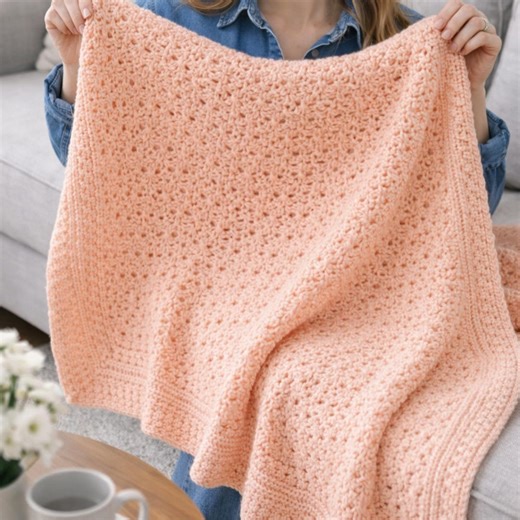 Shell Stitch Baby Blanket Crochet Pattern – Easy PDF Tutorial - Etsy