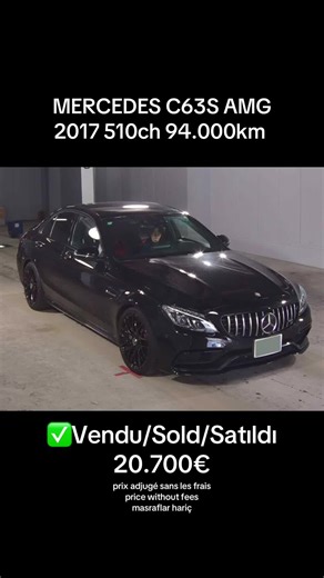 🔥 MERCEDES C63S AMG – 2017 🔥 Une berline sportive radicale qui incarne parfaitement l’ADN AMG : puissance brute, sonorité spectaculaire et performances de haut niveau. La C63 S AMG associe le confort d’une berline premium à l’âme d’une véritable voiture de sport. Sous le capot, le célèbre V8 4.0L biturbo AMG développe une puissance impressionnante et offre des sensations dignes des meilleures sportives. ━━━━━━━━━━━━━━━ 🏁 FICHE TECHNIQUE 🚗 Modèle : Mercedes C63 S AMG 📅 Année : 2017 📏 Kilomé