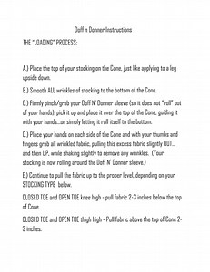 Doff n Donner Instructions: How to Load and Apply Compression Stockings