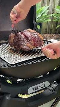 Tender Low and Slow Chuck Roast on Weber Q