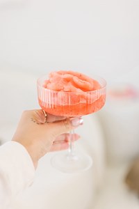 How to Make Easy Frosé Recipe (Mocktail or Cocktail!) | Veggiekins Blog