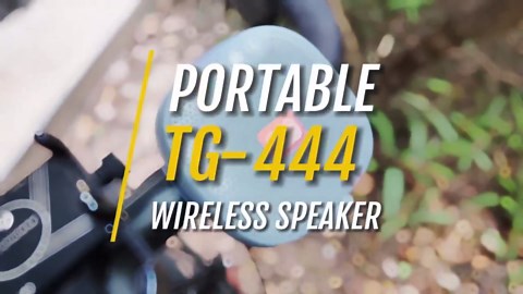 Portable Bluetooth Speaker for Bike, Mini Outdoor Travel Speakers, Wireless Traveling Bicycle Speakers, Integrated Design Bicycle Speaker with Loud Sound for Riding, TWS