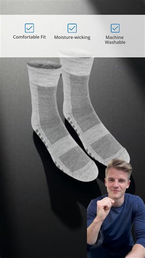 Cozy socks can transform your comfort level! 🧦 The Selkirk Alpaca Crew Socks blend 42% alpaca with acrylic, nylon, and spandex for a perfect fit. Their lightweight mesh top ensures breathability, while the cushioned terry sole provides extra comfort for your feet. 🌬️ Designed for warm to moderate temperatures, these unisex socks feature a stay-up cuff and moisture-wicking properties, keeping your feet dry and cozy during any activity. Available in sizes from Small to X-Large, they cater to var