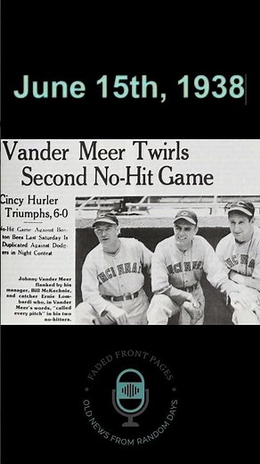 June 15th, 1938 1st Night Game at Ebbets Field
