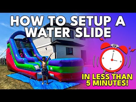 How To Set Up A Bounce House Water Slide (In Less Than 5 Minutes)