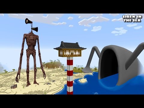 I Survived SEA EATER & SIREN HEAD in Minecraft 😱
