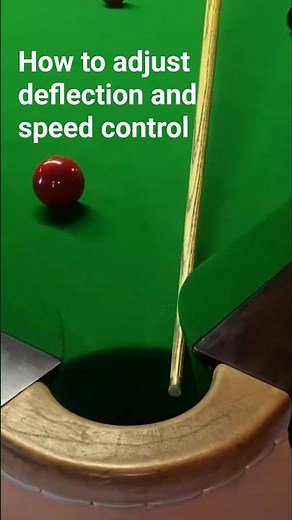 How to read aiming deflection and cue ball positioning