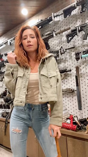 Casey Currey on Instagram: "So does everybody else 😉 • Fun Fact: 💯 of the people that see our collection will ask “OMG is that Lucille?!” . Yeah don’t mind the $30k machine g*n but ya let me show you my bat 😂"