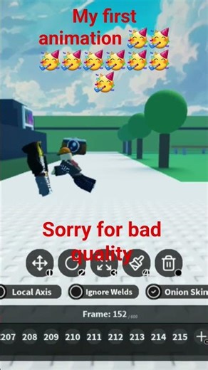 my first roblox animation #roblox #animation #stopmotion #builderman #game #telamon