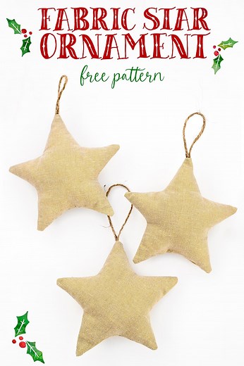 Make an Easy Fabric Star with this Free Pattern and Tutorial