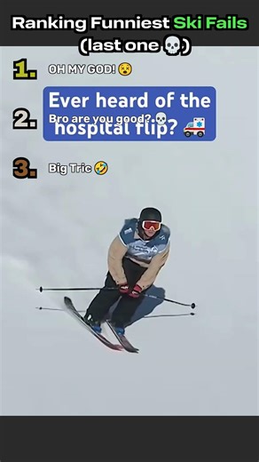 Ranking the Most Epic Ski Fails ⛷️❌