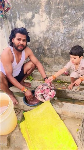 Live fish being cut