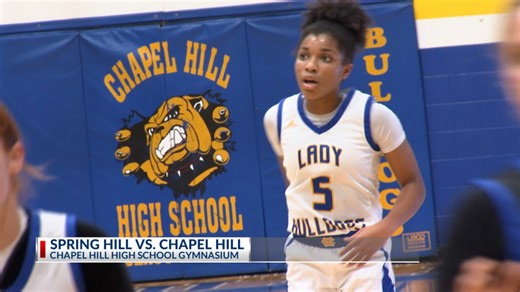 Chapel Hill Lady Bulldogs beat Spring Hill 52-34 to stay atop district standings