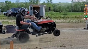 Lawn Mower Drag Racing in May 2022 at the Union Maine Fairgrounds | RedneckComputerGeek