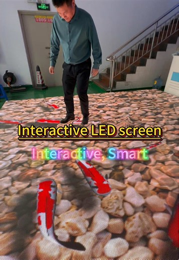This is latest technology Interactive ground LED screen Intelligent design Interactive Play Games Durable screen Can carry pedestrians and cars Easy to install Turn on the power to play the video #groundLEDscreen #LEDgroundscreen #InteractiveGame #Interactivescreen #SmartLED #leddisplay #ledlight #ledsigndesign #ledwall #CreativeLEDscreen #ledscreen #HTURGBFILM #hturgb
