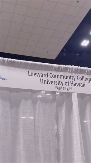 NACAC: College Fair 2025 - On October 14th the LeewardCC recruiting team attended the National College Admission Counseling Fair. This association offers students various options when making decisions on postsecondary education. Thank you to our LeewardCC Recruiting Office for representing!💙 #leewardcommunitycollege #NACAC #collegefair | Leeward Community College
