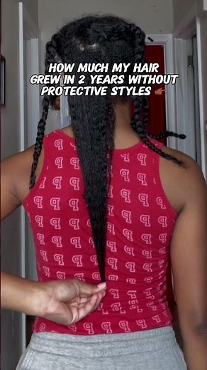 2 years of hair growth without protective styles