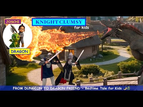 Knight Clumsy and the Shy Baby Dragon | Funny Kids Adventure 🐉🎂⚔️ #bedtimestories #nurseryrhymes