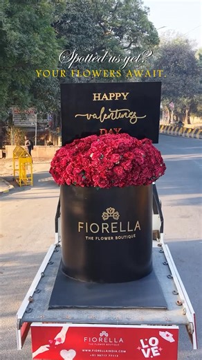 Fiorella - The Flower Boutique | Valentine’s florals, but make it a special delivery 🌹 @FiorellaIndia took love around the city, moment by moment, because the best... | Instagram