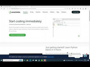 Lab 2) How to install Anaconda on Windows