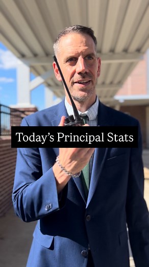 That bird is still flying around our cafeteria. | Principal Lamb