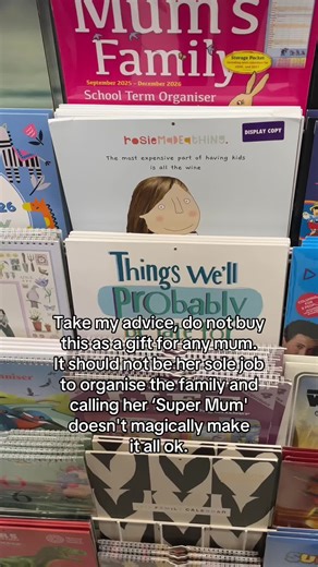 Who buys this crap in almost 2026?!?! . . #genderstereotypes #genderroles #misogyny #supermum #ittakestwo
