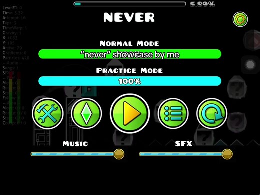 Geometry Dash Tutorial: Mastering the 'Never' Showcase