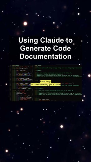 Using Claude to Generate Code Documentation #ai #artificialintelligence #machinelearning #aiagent