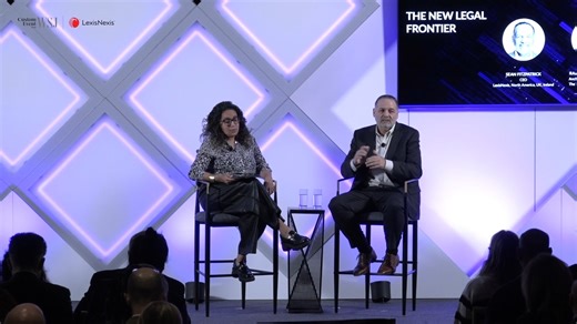 How fast are large law firms adopting generative AI? Sean Fitzpatrick discusses results in this clip from the New Legal Frontier. Check out the full session here for more insights on AI in the legal industry: https://bit.ly/FutureOfLegalAI #LexisNexis #LegalTech #AI #LegalAI | LexisNexis | Facebook