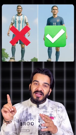 Why we celebrate Messi over Chhetri #ytshorts #messi #deepvaults