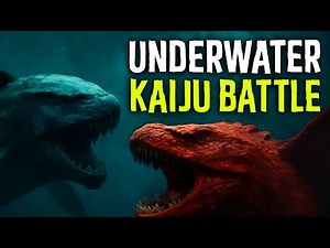 Epic Underwater Kaiju Battle: Red Leviathan vs Blue Leviathan | Titan Roc Ending | 4K