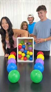 Grab the Color, Pop the Balloon Battle! Girls vs Boys