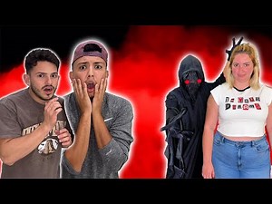 SCARY MONSTER WITH RED EYES POSSESSED HER...