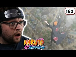 Leaf Village Gets DESTROYED?! Almighty Push (Shinra Tensei)?! Naruto Shippuden Ep 162 REACTION