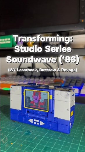 Transforming: #transformers Studio Series Leader Class Soundwave W/ Laserbeak, Buzzsaw and Ravage