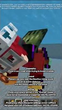 Minecraft 26.0.28 Beta & Preview - NEW Settings ore UI Design, Sounds and UI Fixes #shorts