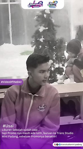 Liburan sekolah sudah usai, tapi promonya masih ada lohh..✨ Pengen tau promonya, yukk buruan ke Trans Studio Mini Padang ✈️ #transstudiominipadang #transstudiomini #transmartpadang #transsnowpadang #usai