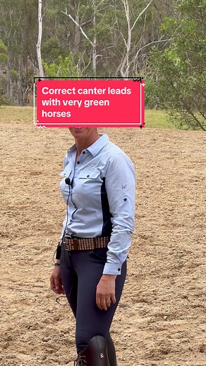 Correct Canter Leads with Very Green Horses