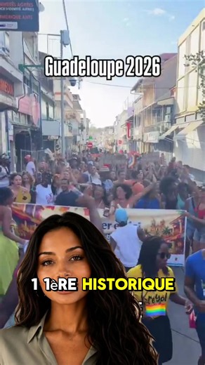 Une première historique en Guadeloupe. 🏳️‍🌈 Basse-Terre a accueilli sa toute première marche des fiertés, la Kréyòl Pride, réunissant plusieurs centaines de personnes. Une étape énorme pour un archipel réputé conservateur. Votre avis ? 👇 #guadeloupe #kreyolpride #actugwada #971 #antilles