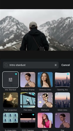 Intro Animation Test – Stardust | EDITZONE | #editingtrick #editingtutorial#capcut #capcutedit #edit