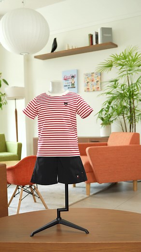 男女問わず夏コーデを楽しめるダブルBのボーダーTシャツをご紹介⚓ #ミキハウス #子供服 #summer #ボーダーtシャツ