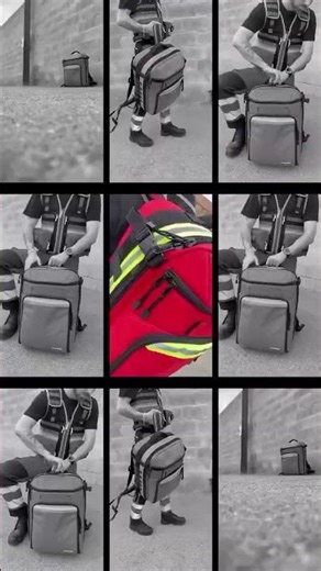 Mochila EMS para Emergencias y SVA | Interior modular y acceso rápido
