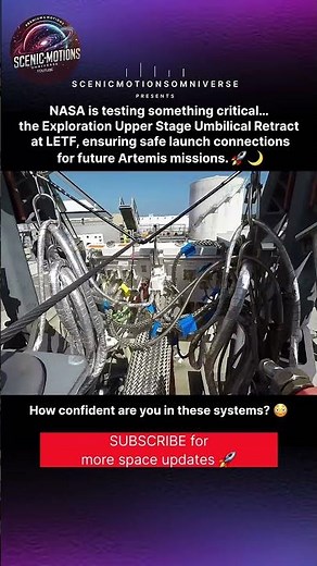 NASA Testing Critical Artemis Launch System 😳🚀 | Umbilical Retract