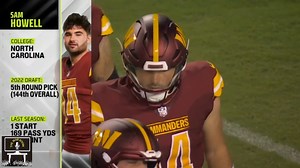 7.2K views · 263 reactions | Every Sam Howell rep in the first half of last night's 29-28 win over the Ravens. 19/25 for 188 yards, two touchdowns and a 123.4 QB Rating. 3 Carries for 17 yards. #Commanders #Redskins #HTTR #NFL | SuperSkin | Facebook
