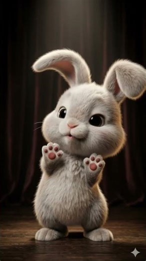 Cute Bunny Says Hi 🐰💖 | “Hi Cute, How Are You?” | Viral AI Short #aipets #dancingdog #cutepuppy