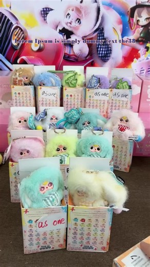 BB3 Mini Animal World plush cute toy for girl‘s gift