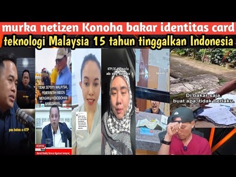 HEATING UP‼️INDONESIAN IDENTITY CARD IS USELESS, OUR OFFICIALS ARE STUPIDER THAN MALAYSIANS