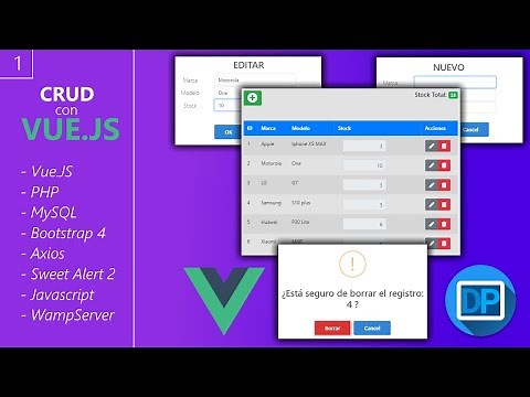 1/12 - CRUD con Vue.JS - Presentación del proyecto